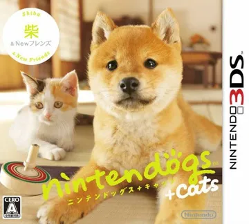 Nintendogs   Cats - Shiba Inu & New Friends (Japan) box cover front
